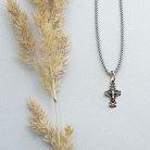 Православный крест "Распятие. Спаси и Сохрани" (чернение) п01229 от ювелирного магазина Оникс - 2