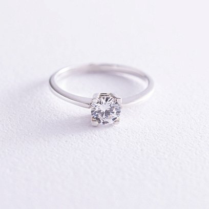 Заручальна каблучка з фіанітом 111352 №2