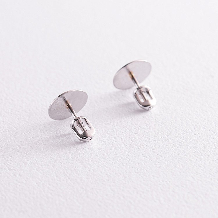 Золоті сережки - пусети "Дзеркальні" с07887 від ювелірного магазину Онікс - 4