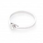 Золотое помолвочное кольцо с бриллиантом кб03044 от ювелирного магазина Оникс - 1