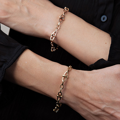 Браслет "Camila" у жовтому золоті б05624 №5