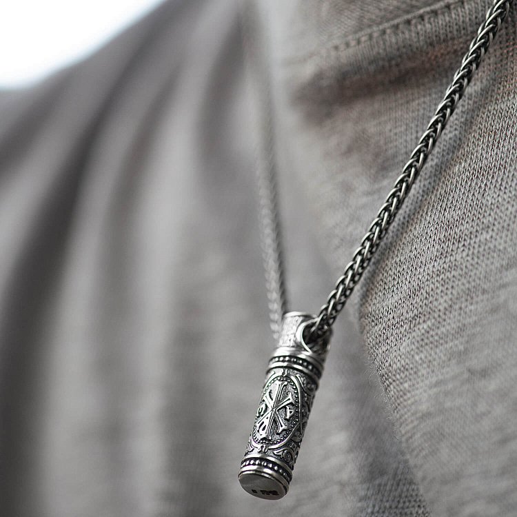 Серебряный кулон - мощевик 133087 от ювелирного магазина Оникс - 1