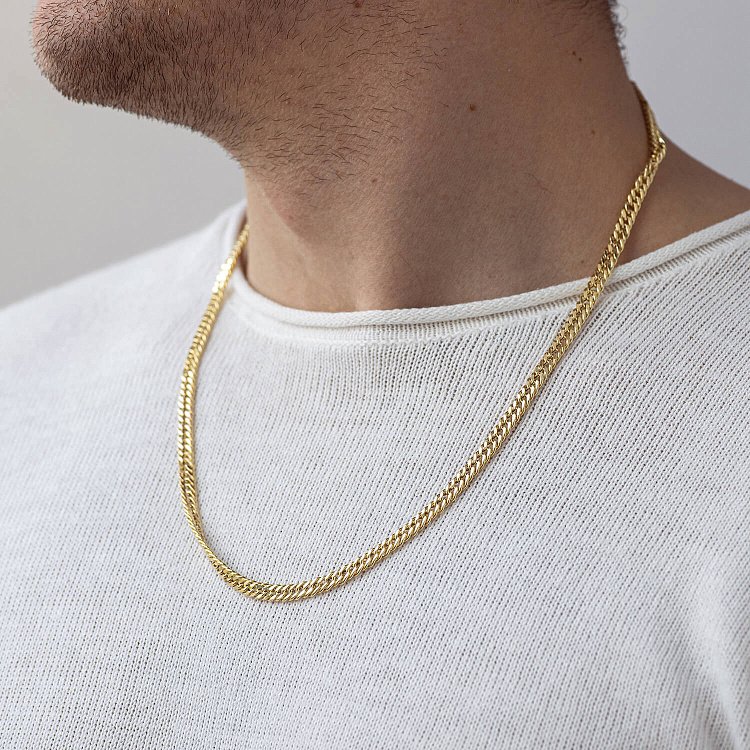 Цепочка золотая панцирное плетение (5.5 мм) ц00577-5,5 от ювелирного магазина Оникс - 1