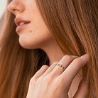 Золотое кольцо с изумрудами и бриллиантами кб0539cha от ювелирного магазина Оникс - 4