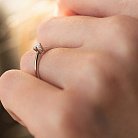 Помолвочное золотое кольцо с бриллиантом кб0424 от ювелирного магазина Оникс - 4