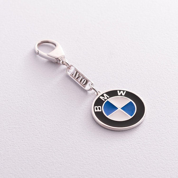 Серебряный брелок для машины "BMW" 9013.1 от ювелирного магазина Оникс