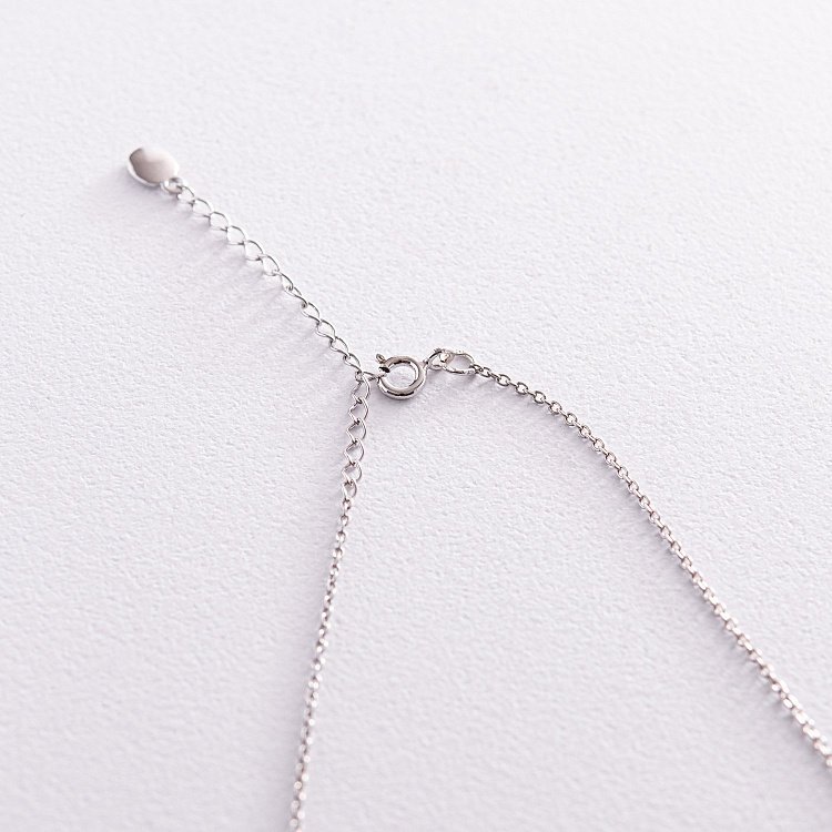 Срібне кольє з літерою "Н" 1105 Н від ювелірного магазину Онікс - 2