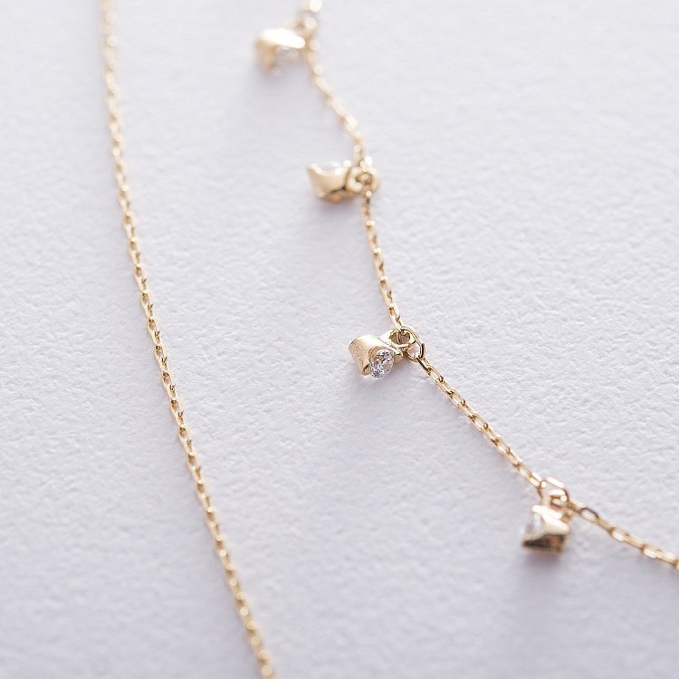 Золотое колье Дуальность кол01407 от ювелирного магазина Оникс - 7