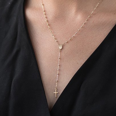 Золоте кольє "Розарій" кол01152 №10