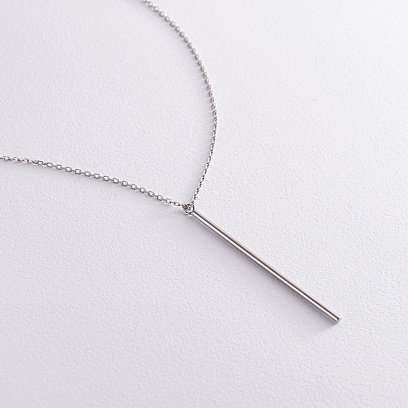 Срібне кольє "Мить" 181038 №2