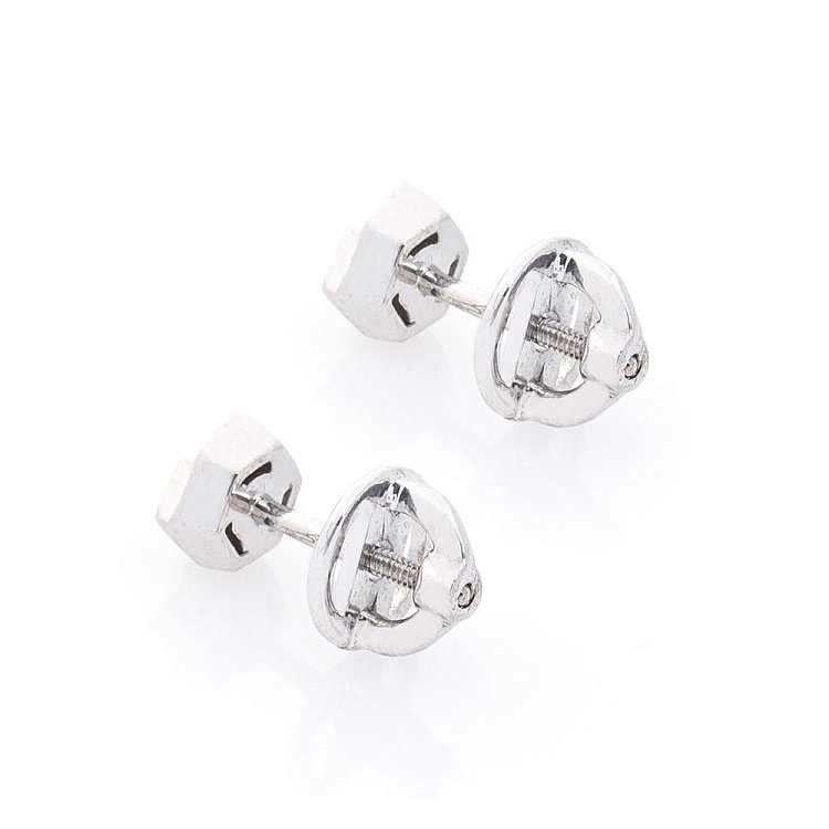 Золотые серьги-пусеты с бриллиантами EK188 от ювелирного магазина Оникс - 3