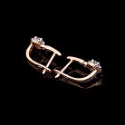Золоті сережки з діамантами сб02772 от ювелирного магазина Оникс - 1