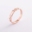Золотое кольцо "Цепочка" к07074 от ювелирного магазина Оникс
