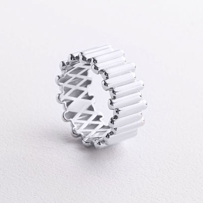 Каблучка "Agnes" у білому золоті к08457 №2