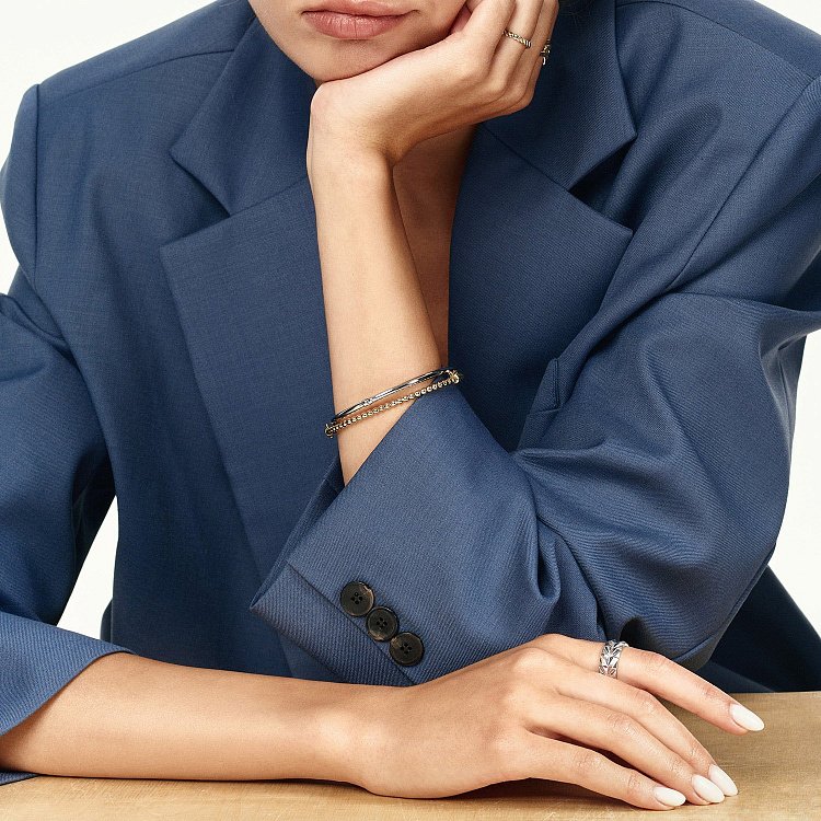 Каблучка "Margaret" у жовтому золоті к07541 від ювелірного магазину Онікс - 3