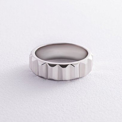 Кольцо "Frederika" в белом золоте к07519 №6