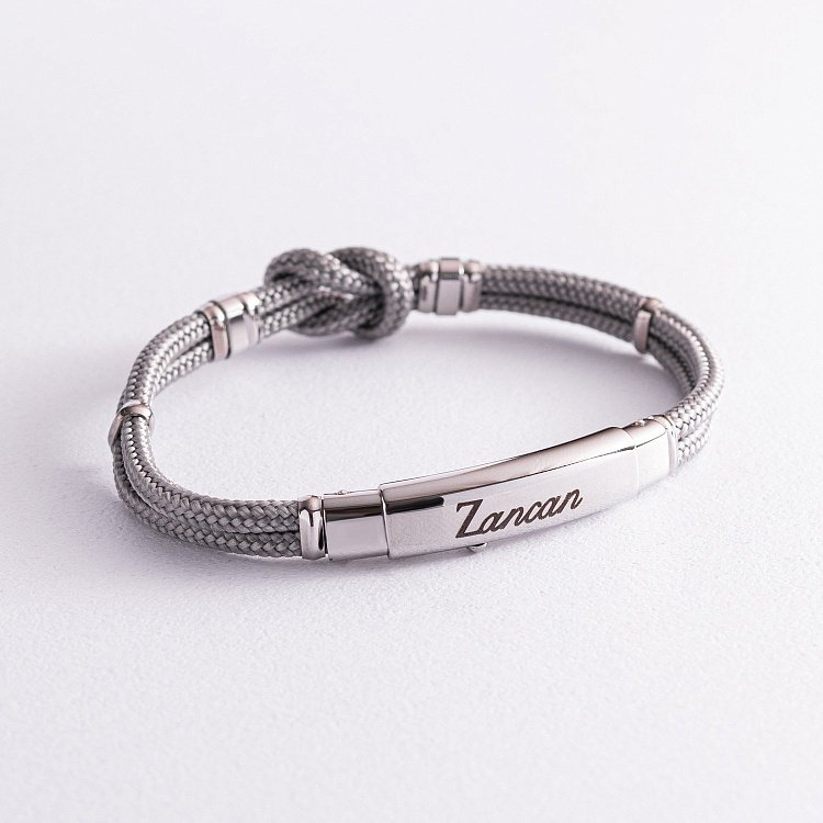 Шелковый браслет "Морской узел" ZANCAN EXB475MR-GR от ювелирного магазина Оникс - 3