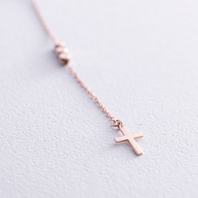 Кольє "Розарій" у червоному золоті кол02217 №5