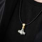 Серебряная подвеска "Молот Тора" 132888 от ювелирного магазина Оникс - 5