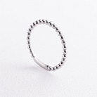 Каблучка "Кульки" в білому золоті к08526 от ювелирного магазина Оникс - 1