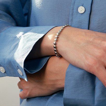 Браслет "Gloria" у білому золоті б05781 №2