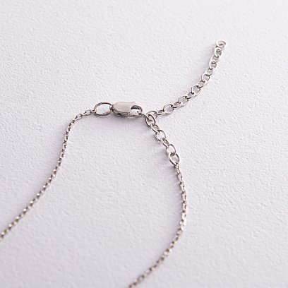 Серебряное колье "Сердечко" 181220 №5