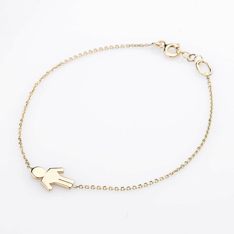 Золотий браслет "Хлопчик" б02535 від ювелірного магазину Онікс