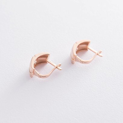 Золотые серьги с фианитами с05907 №3