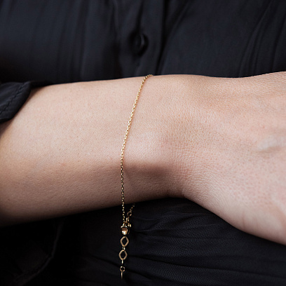 Браслет в желтом золоте б05489 №2