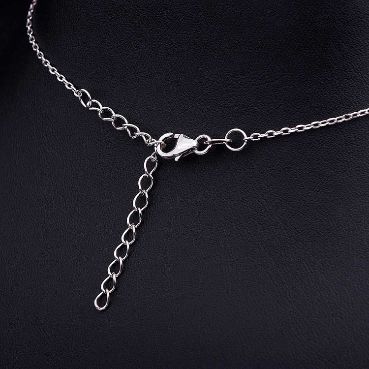 Серебряное колье "Бабочка" с перламутром и фианитами 18248 от ювелирного магазина Оникс - 2