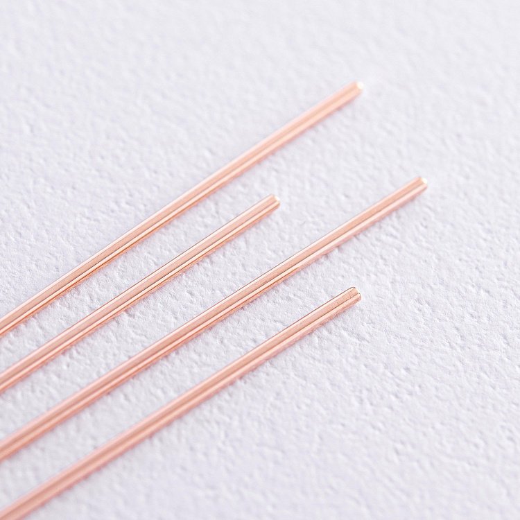 Сережки - протяжки у червоному золоті с07907 від ювелірного магазину Онікс - 2