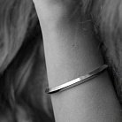Жесткий серебряный браслет 141679 от ювелирного магазина Оникс - 4