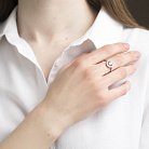 Срібний перстень з фіанітами 112159 от ювелирного магазина Оникс - 3
