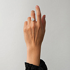 Золотое кольцо "Цветочек" с бриллиантами кб0653cha от ювелирного магазина Оникс - 5