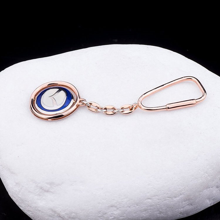 Золотий брелок "Mazda-Мазда" (емаль) бр00005 від ювелірного магазину Онікс - 1