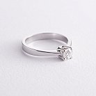 Помолвочное золотое кольцо с бриллиантом 220131121 от ювелирного магазина Оникс - 2