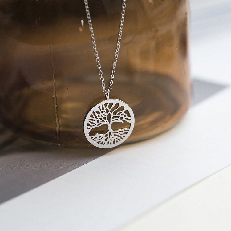 Серебряное колье "Древо жизни" 18644 от ювелирного магазина Оникс - 6