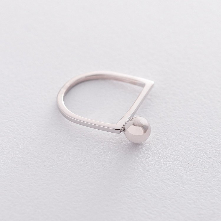 Серебряное кольцо "Геометрия" 112225 от ювелирного магазина Оникс