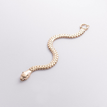 Браслет "Пантера" у жовтому золоті б05818 №3