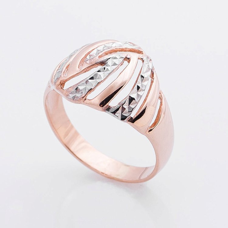 Золота каблучка к01088 Золота каблучка к01088 від ювелірного магазину Онікс