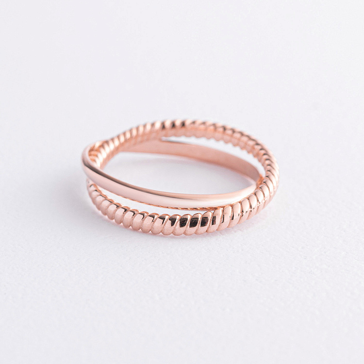 Кольцо "Yasmine" в красном золоте к07555 от ювелирного магазина Оникс - 1