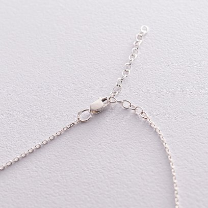 Кольє "Хрестик" в сріблі 181104 №4