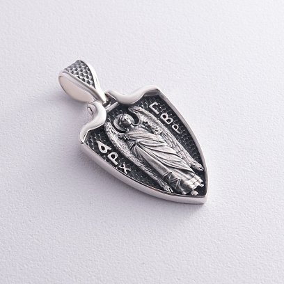 Серебряный кулон "Архангел Гавриил" 133223 №11