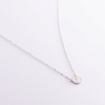 Срібне кольє "Знак зодіаку Козеріг" 181052козеріг