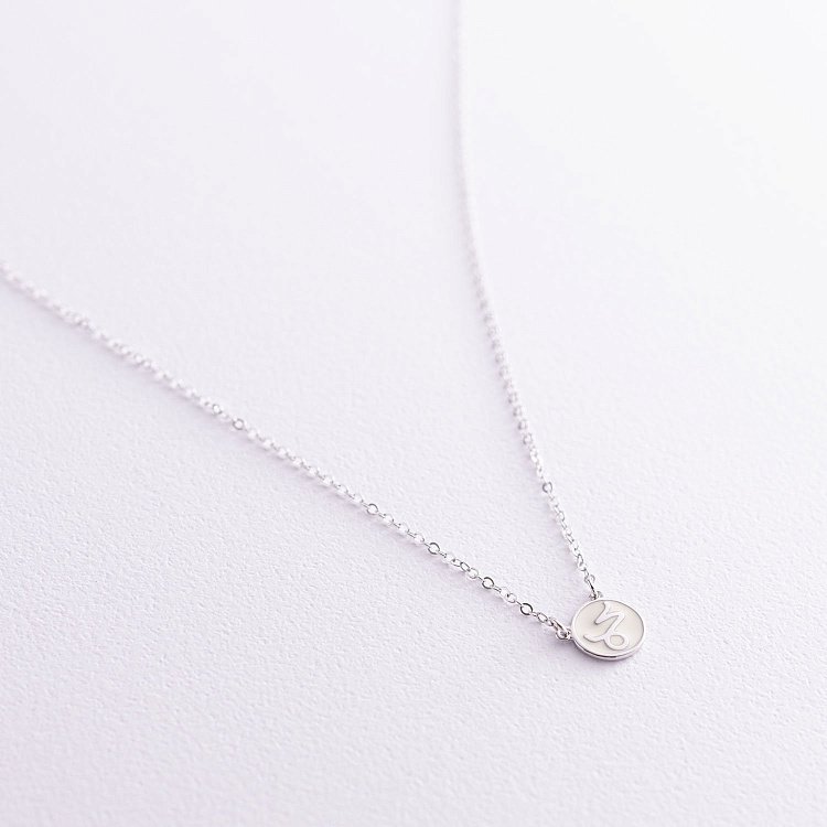 Срібне кольє "Знак зодіаку Козоріг" 181052козеріг від ювелірного магазину Онікс