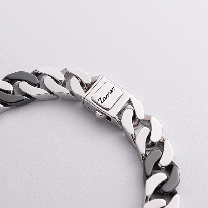 Срібний чоловічий браслет ZANCAN ESB116-NE №3