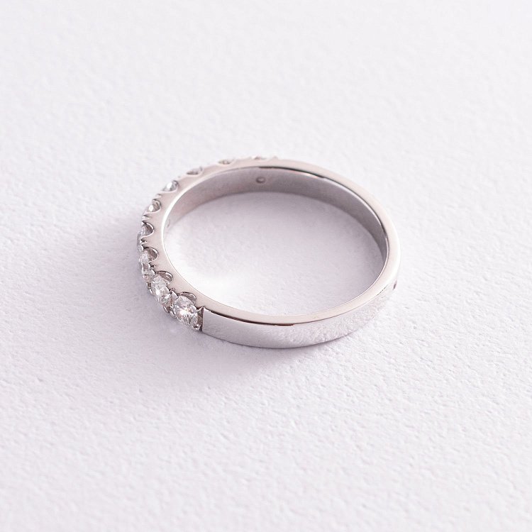 Золота каблучка "Ніколь" з діамантами 101-10044/3 - 1 Золота каблучка "Ніколь" з діамантами 101-10044/3 від ювелірного магазину Онікс - 1