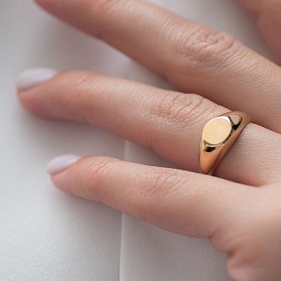 Печатка в жовтому золоті к06720 №6