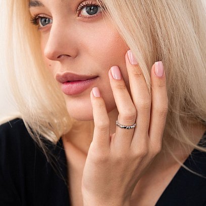 Золотое кольцо "Сердца" к05352 №9