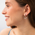 Срібні сережки "Lia" 7259 от ювелирного магазина Оникс - 2